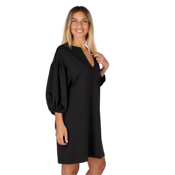 Jijil Abbigliamento Donna Abito Nero D AB324