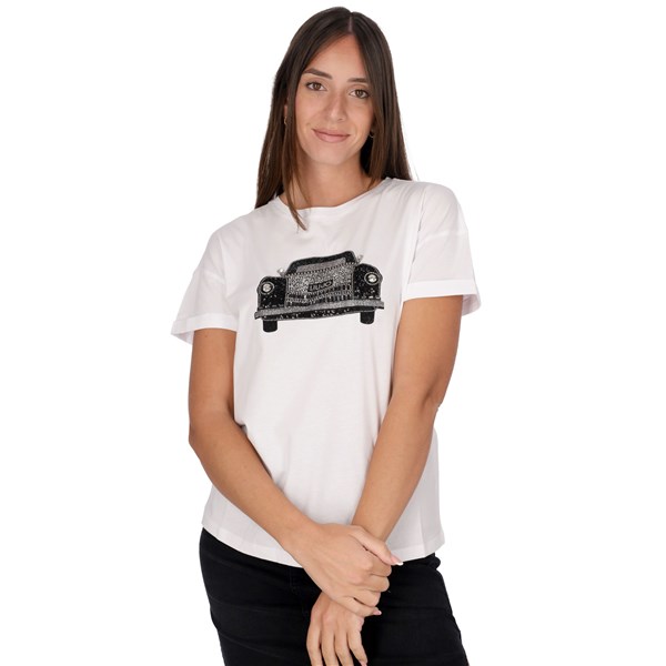 Liu Jo Abbigliamento Donna T-shirt Bianco D WF4415J5904