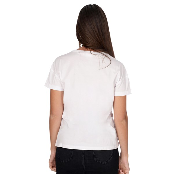 Liu Jo Abbigliamento Donna T-shirt Bianco D WF4415J5904