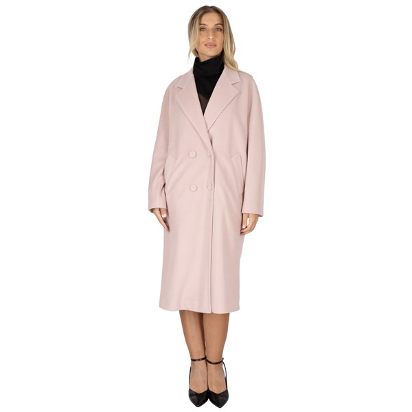 Jijil Abbigliamento Donna Cappotto Cipria D CP245