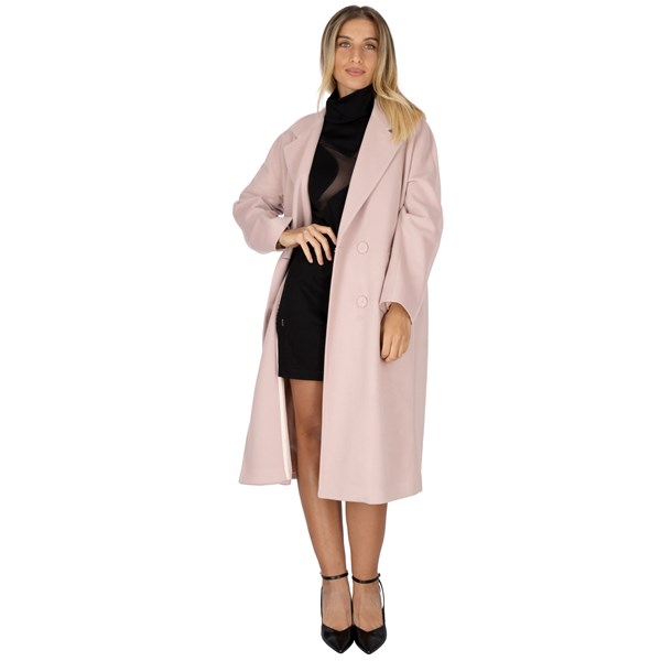 Jijil Abbigliamento Donna Cappotto Cipria D CP245