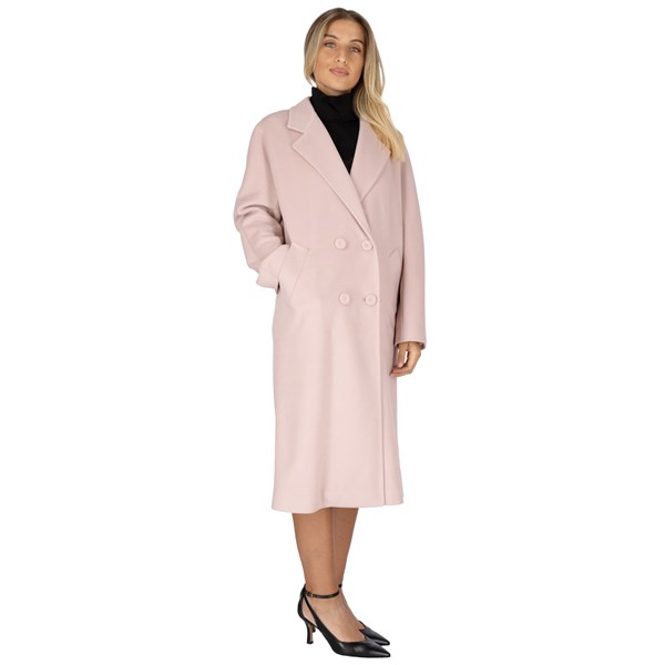 Jijil Abbigliamento Donna Cappotto Cipria D CP245