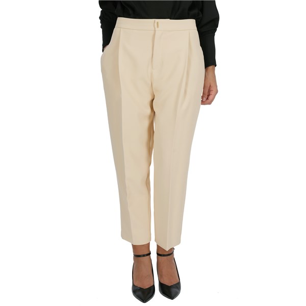 Elisabetta Franchi Pantalone Crema