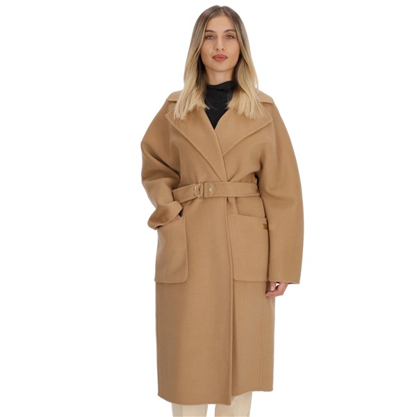 Elisabetta Franchi Abbigliamento Donna Cappotto Cammello D CP54D46E2