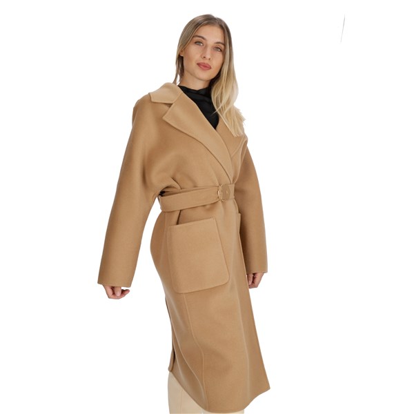 Elisabetta Franchi Abbigliamento Donna Cappotto Cammello D CP54D46E2