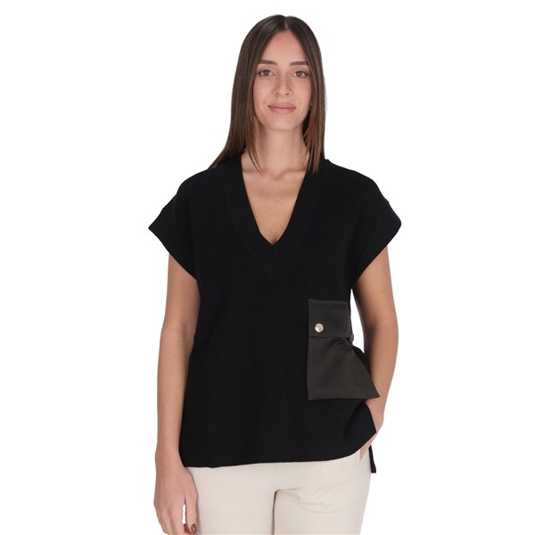 Liu Jo Abbigliamento Donna Maglia Nero D WF4474MS99E