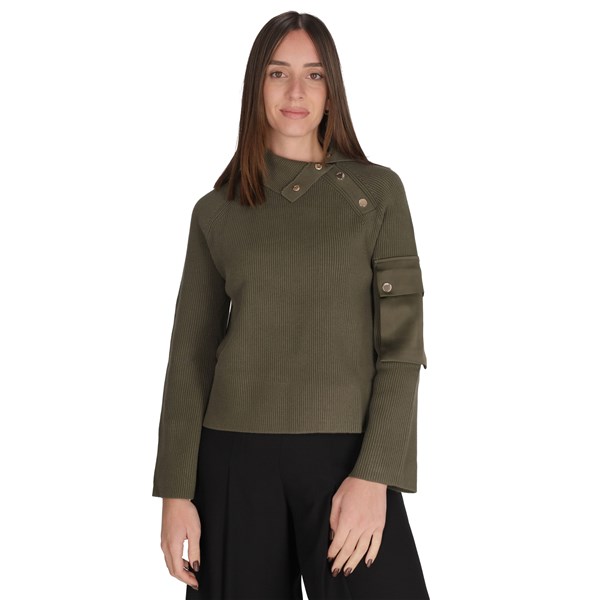 Liu Jo Abbigliamento Donna Maglia Verde Oliva D WF4475MS99E