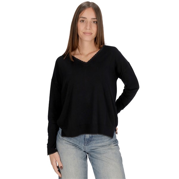 Liu Jo Abbigliamento Donna Maglia Nero D WF4009MS49I