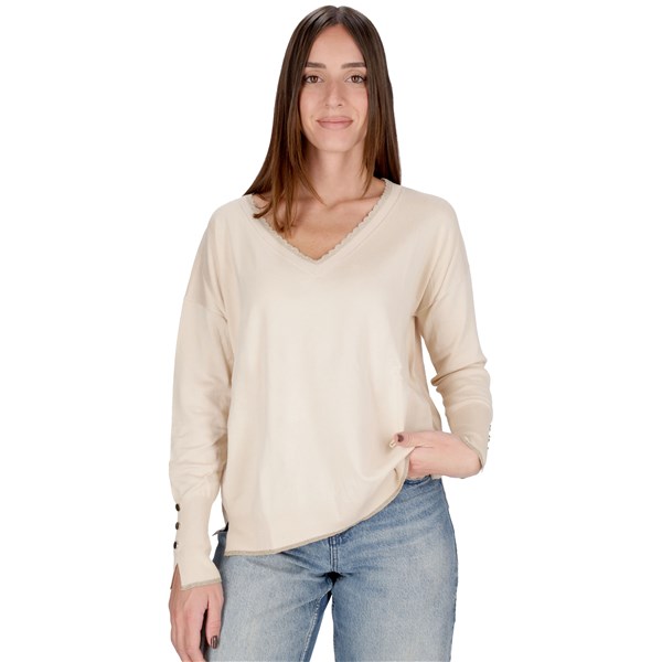 Liu Jo Abbigliamento Donna Maglia Beige D WF4009MS49I