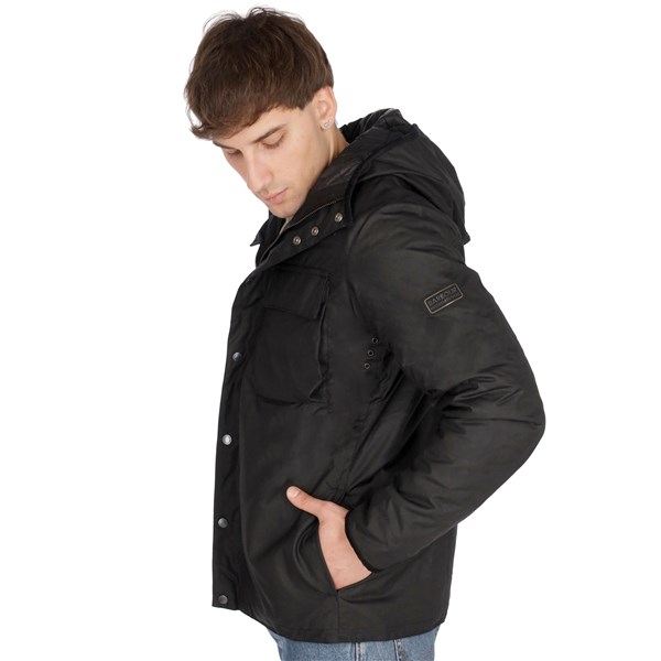 Barbour International Abbigliamento Uomo Giubbotto Nero U MWX2382